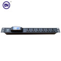 Wholesale Sell 1U 10A Universal Standard Rack-mount Power Distribution Unit For Cabinet With 1P Circuit Breaker PDU